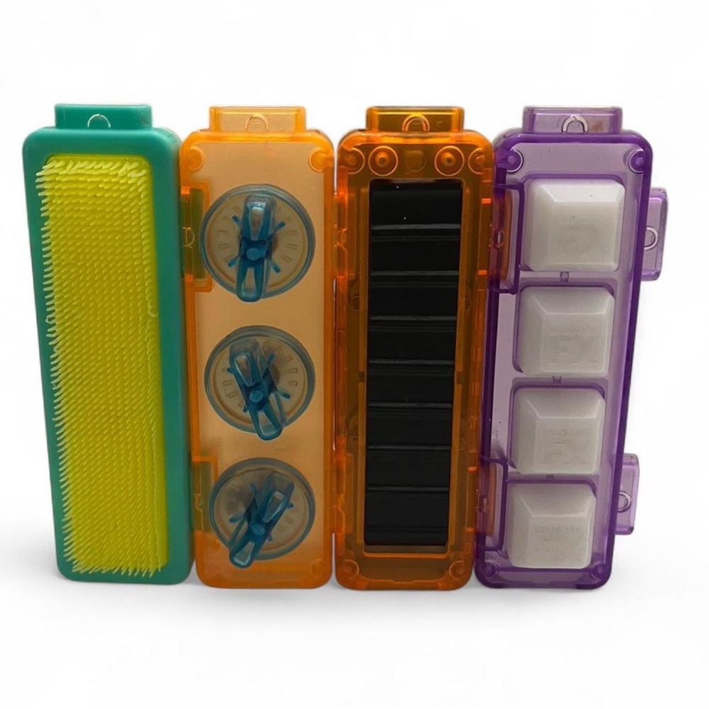 Lot of 4 Just Play Sensory FX ASMR Oddly Satisfying Bars Fidget Toys Kids Unisex